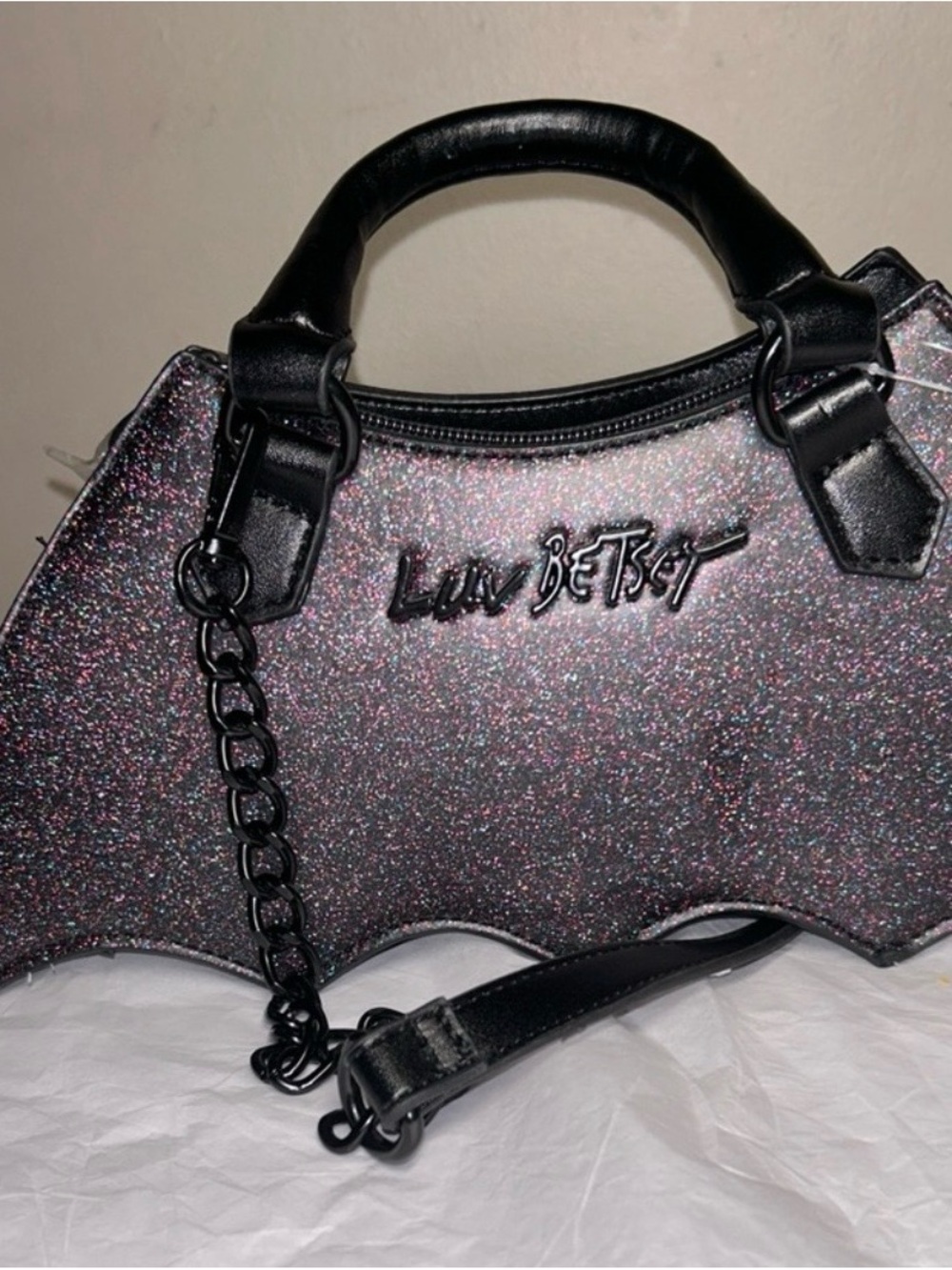Betsy Johnson Shimmering Crossbody Bag - Picture 3 of 8